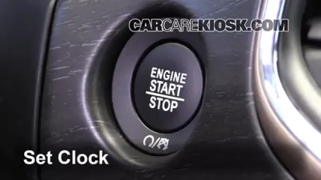 2017 Jeep Grand Cherokee Laredo 3.6L V6 FlexFuel Horloge Régler l'horloge